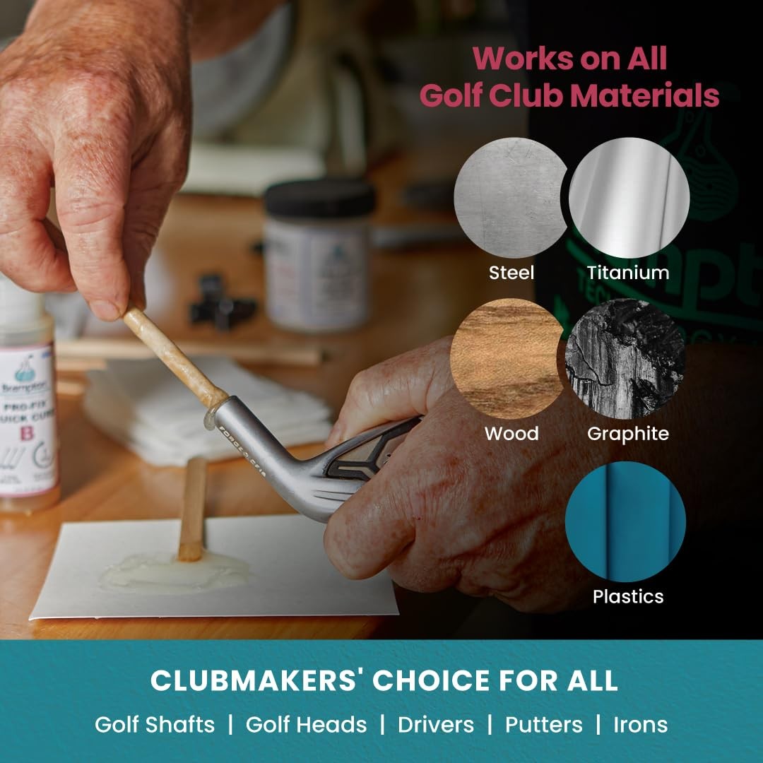 Golf Club Repair Epoxy Kit - Fast Cure, Durable, 4 Ounce