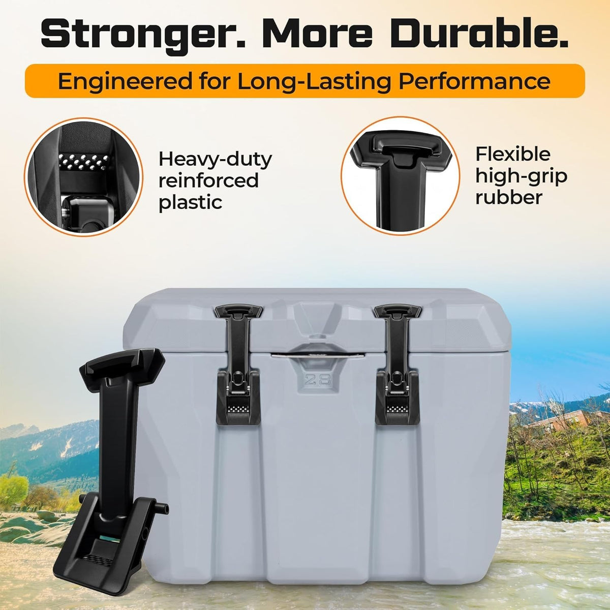 Replacement Cooler Latches for Lifetime Coolers - 2 Pack