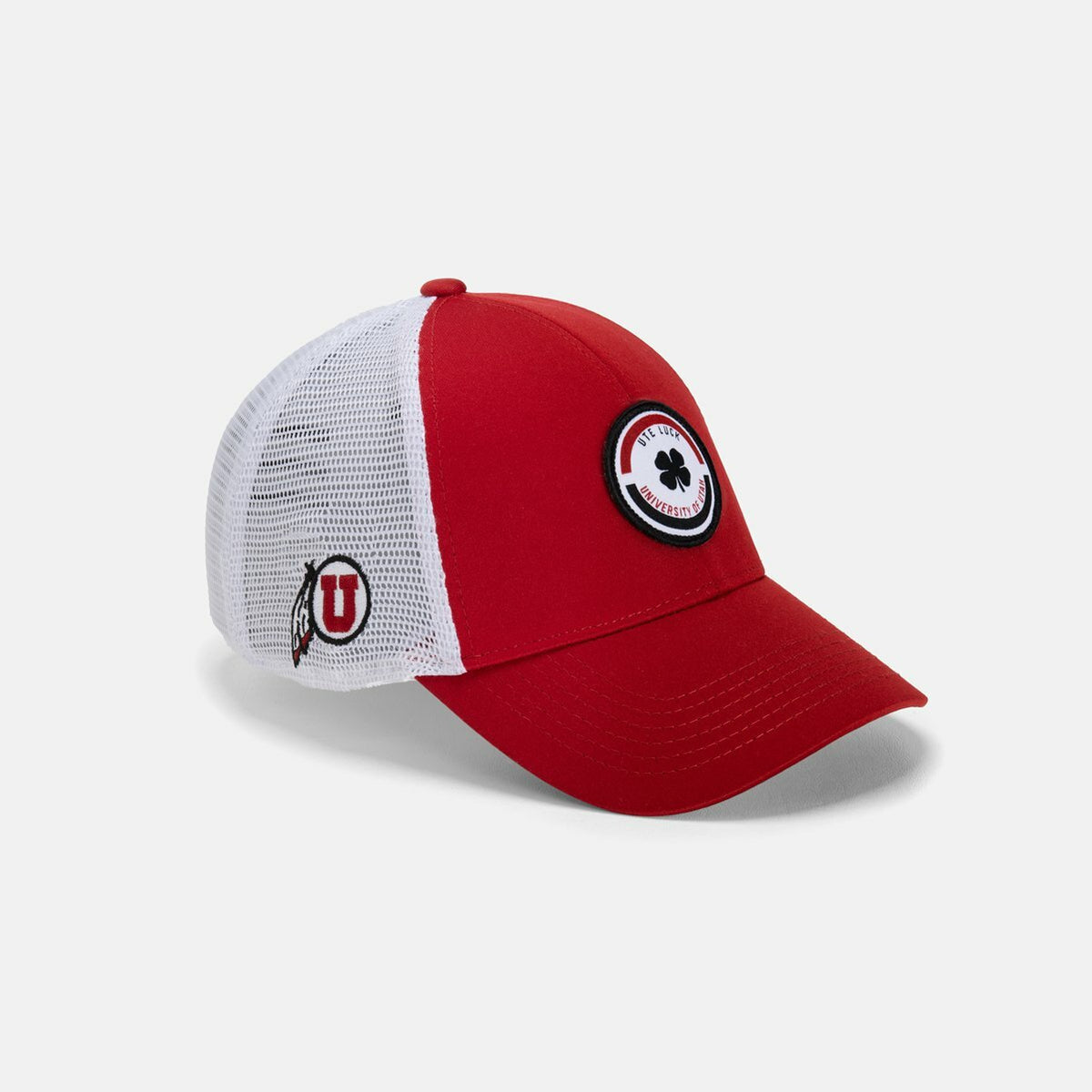 Utah Utes Snapback Hat - Adjustable Black Clover Cap with Ute Motto