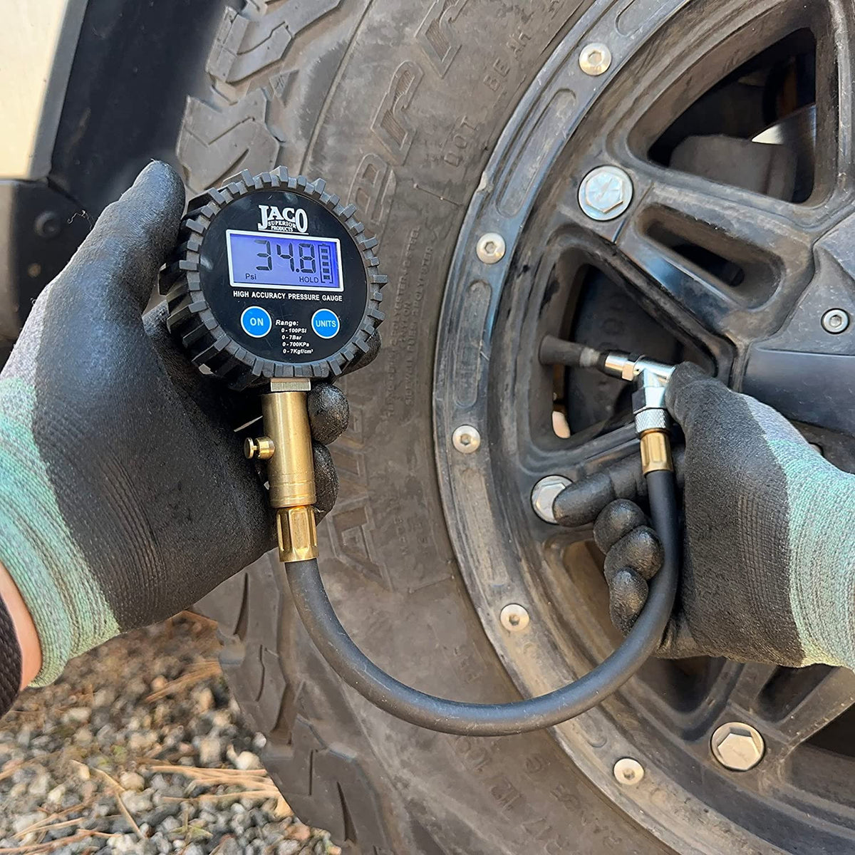 Digital Tire Pressure Gauge 100 PSI - Professional Accuracy & Robust Design