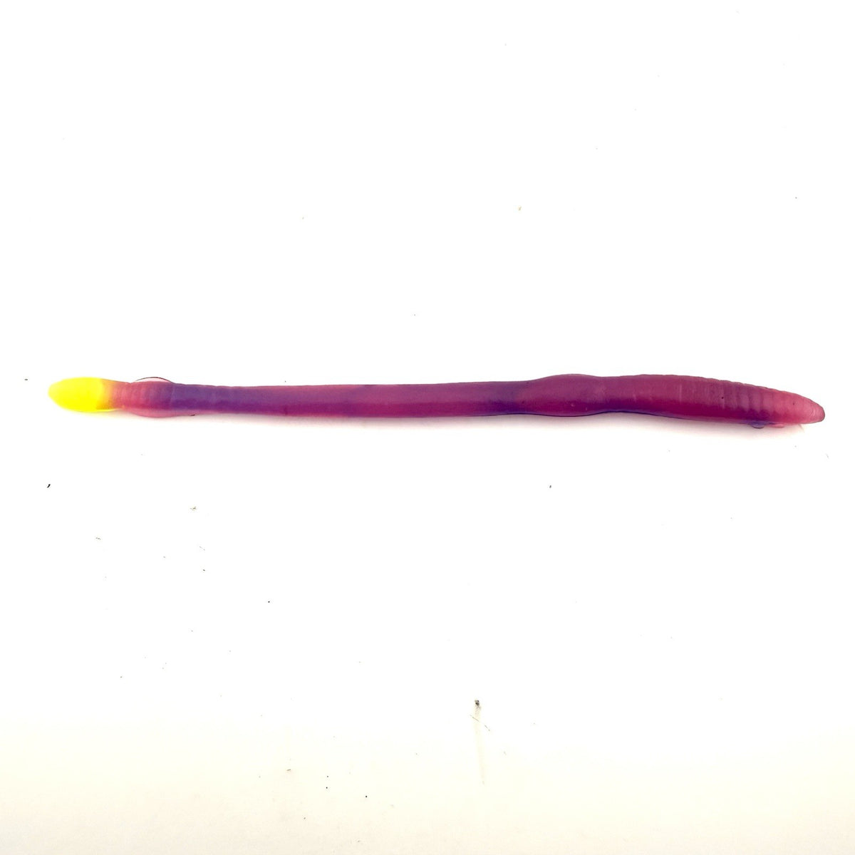 15 Hand Poured Finesse Soft Plastic Worms in Morning Dawn Color - Bass Fishing Baits
