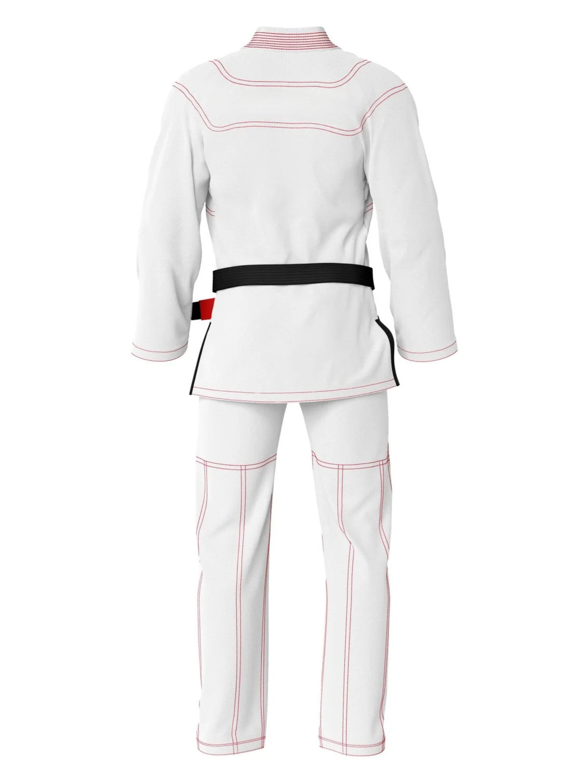 Martial Sports Premium Brazilian Jiu Jitsu Gi - White Pink, Free Belt & Shipping