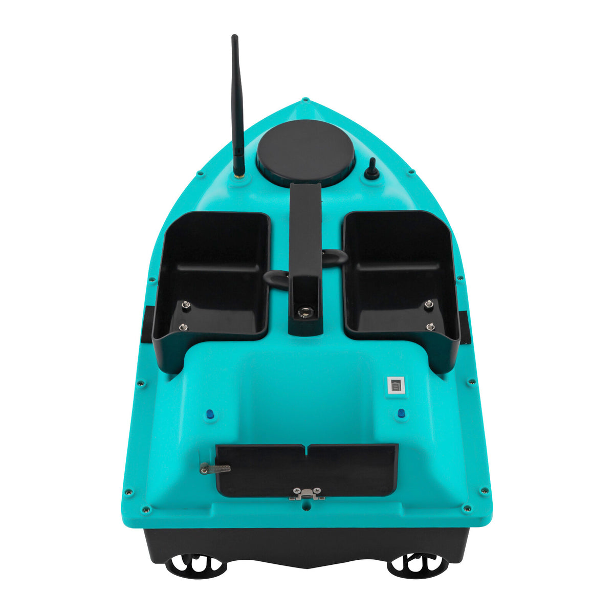 RC Fishing Bait Boat with Dual Motors, 5200mAh Battery, LED Light for Sea Lake River