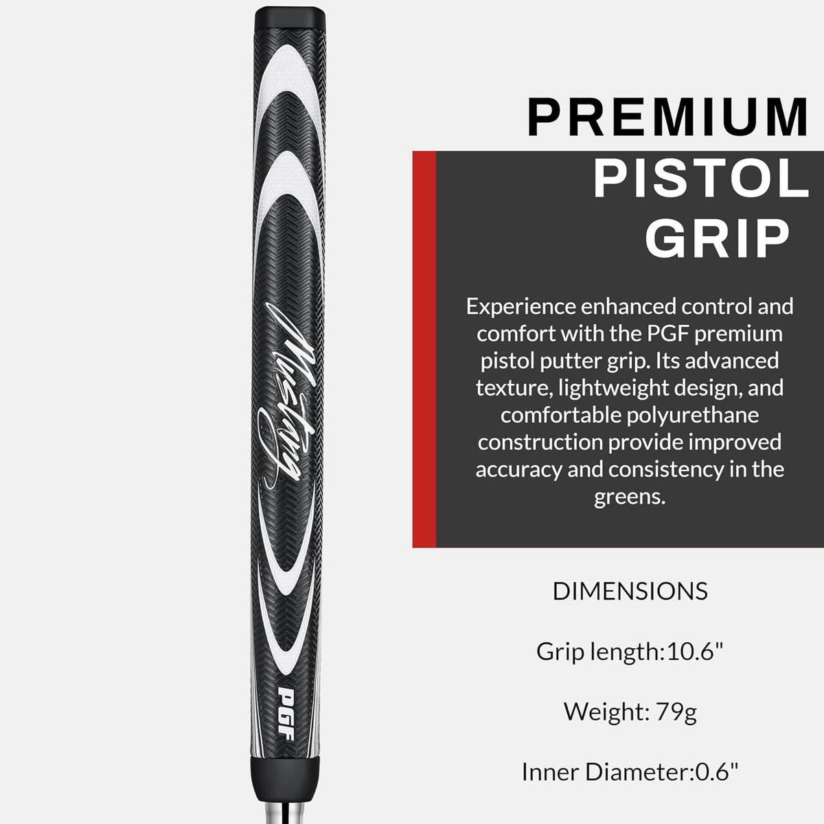 PGF Forged Blade & Mallet Golf Putter - Precision Right-Hand Steel Shaft