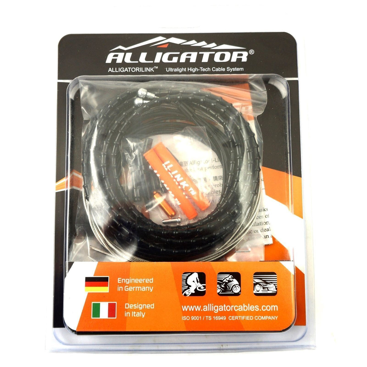 Road Bike Brake Cable Set - Alligator I-Link 5mm, 6 Colors