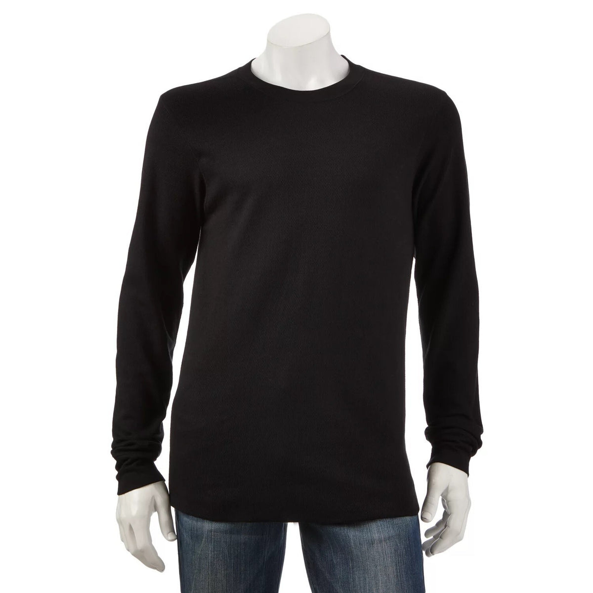Men's Big & Tall Thermal Crew Top - Base Layer Long-Sleeve Shirt