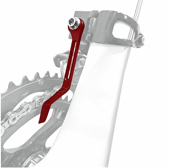 Lightweight Bicycle Chain Drop Catcher - Red Cycling Accessory