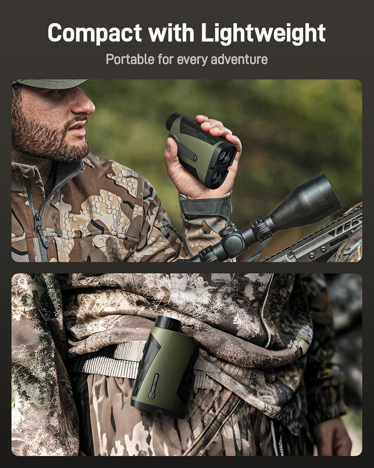 Laser Range Finder for Hunting 1600 Yards 7X Magnification