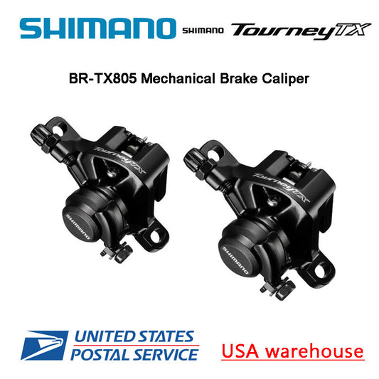 Mechanical Disc Brake Caliper for Bikes - Shimano TX BR-TX805 Black