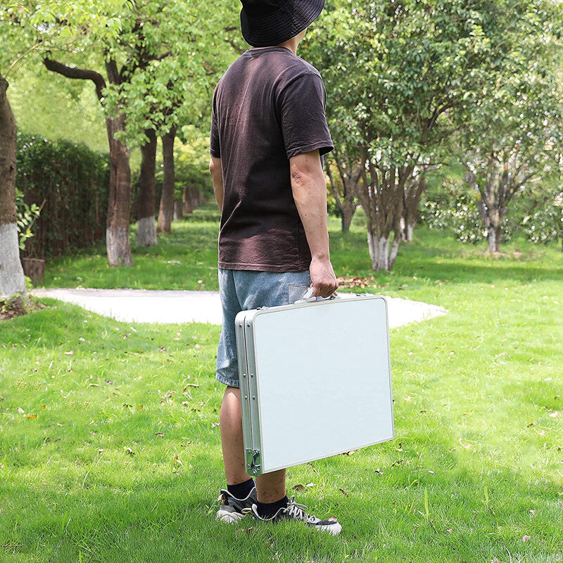 Portable Folding Camping Table with Adjustable Legs Lightweight Outdoor Table