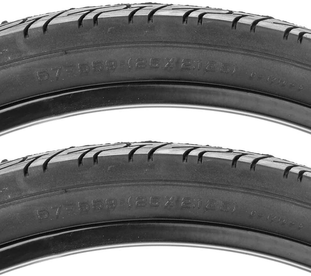 Sunlite City CST1218 Hybrid Bike Tires Pair 26 x 2.125 Durable Wire Bead