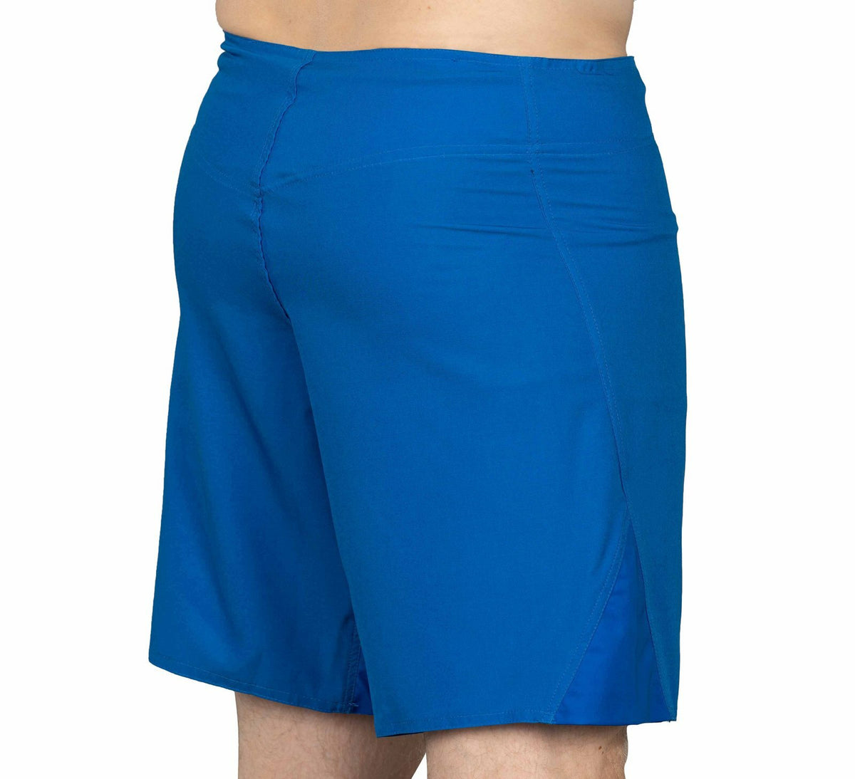 Grappling Fight Board Shorts for MMA & BJJ - Blue, No Gi Competition Gear