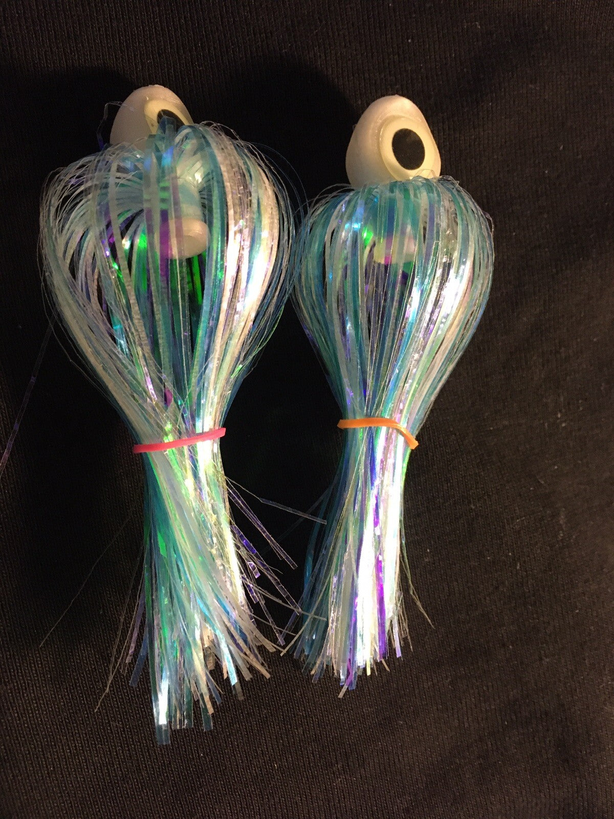 Big Eyes Salmon Trolling Flies Pack of 2 - 4 Inch Saltwater Lures