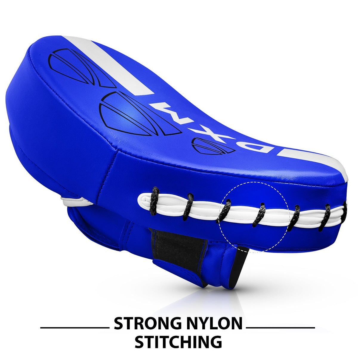 Boxing Focus Punch Mitts for MMA, Kickboxing, Muay Thai Training - Blue & White