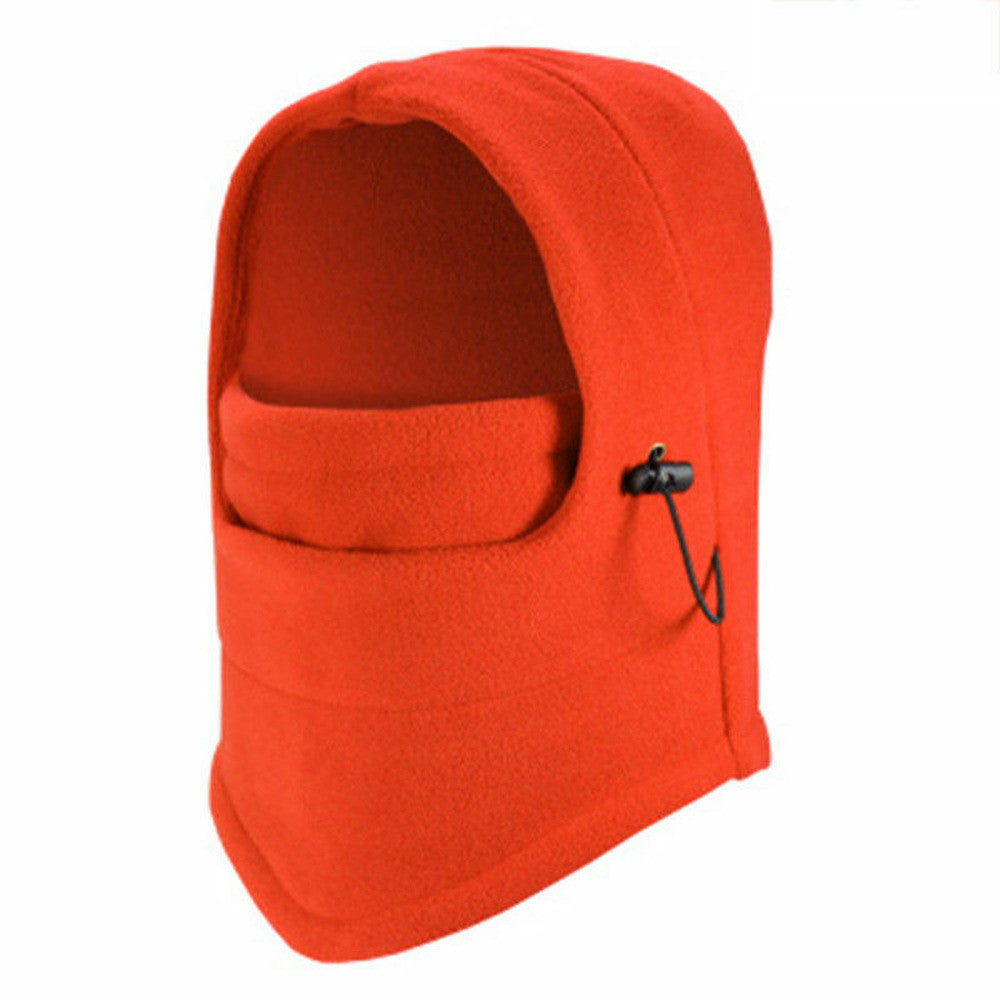 Winter Windproof Fleece Neck Warmer Balaclava Hood for Skiing & Snowboarding