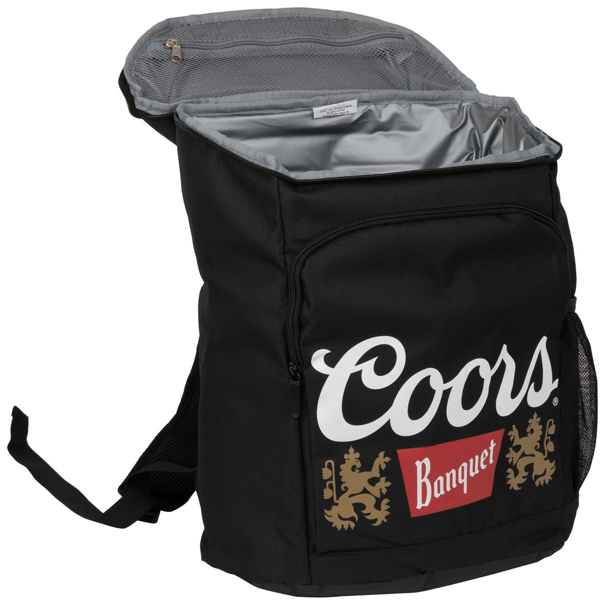 Coors Banquet Logo Cooler Backpack - Insulated Black Drink Carrier