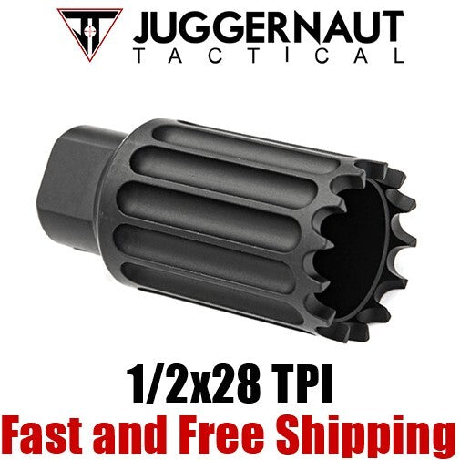 Linear Compensator for 22LR, 223, 5.56, 9mm - Machined Aluminum, 1/2x28 TPI