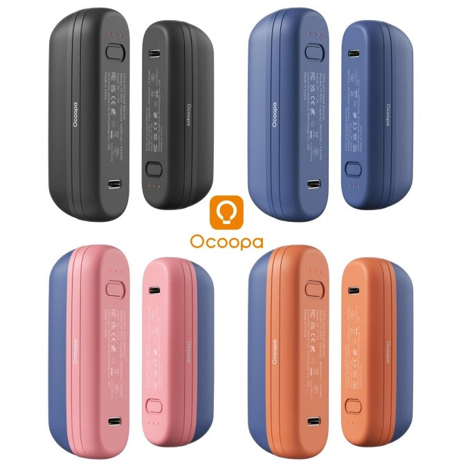Rechargeable Magnetic Hand Warmers 2 Pack with 5600mAh Power Bank for Ski Camping