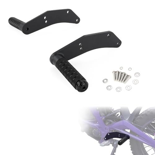 Aluminum Rear Foot Pegs for Surron, Segway, E Ride — Stunt Pedal Kit
