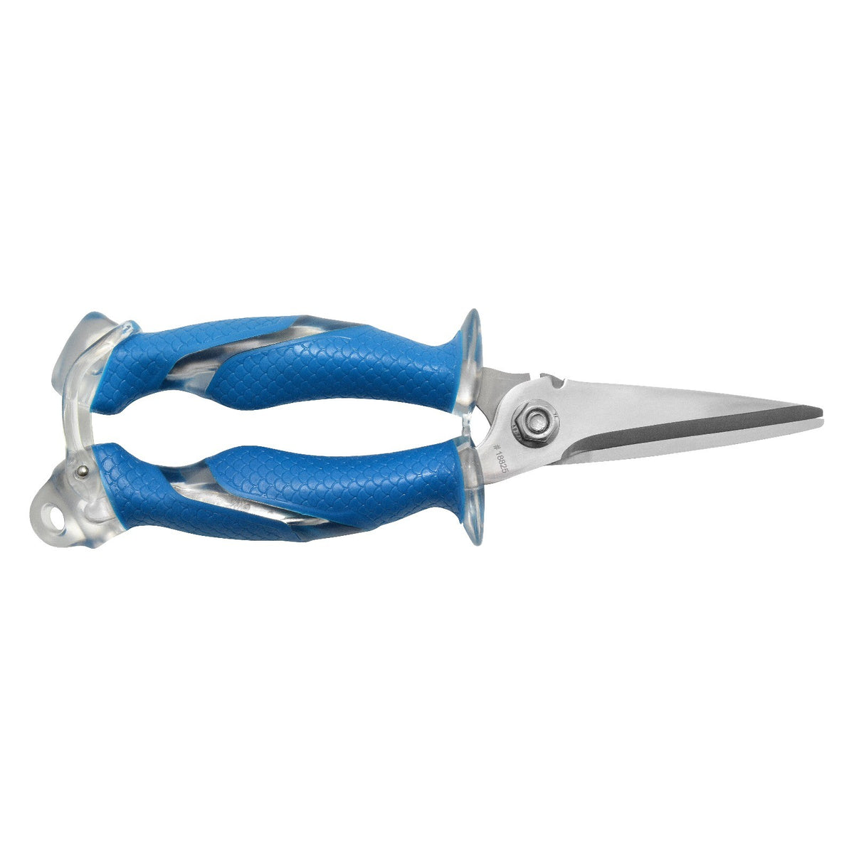 Heavy Duty Blue Fishing Line & Metal Wire Cutting Scissors - Rust-Resistant
