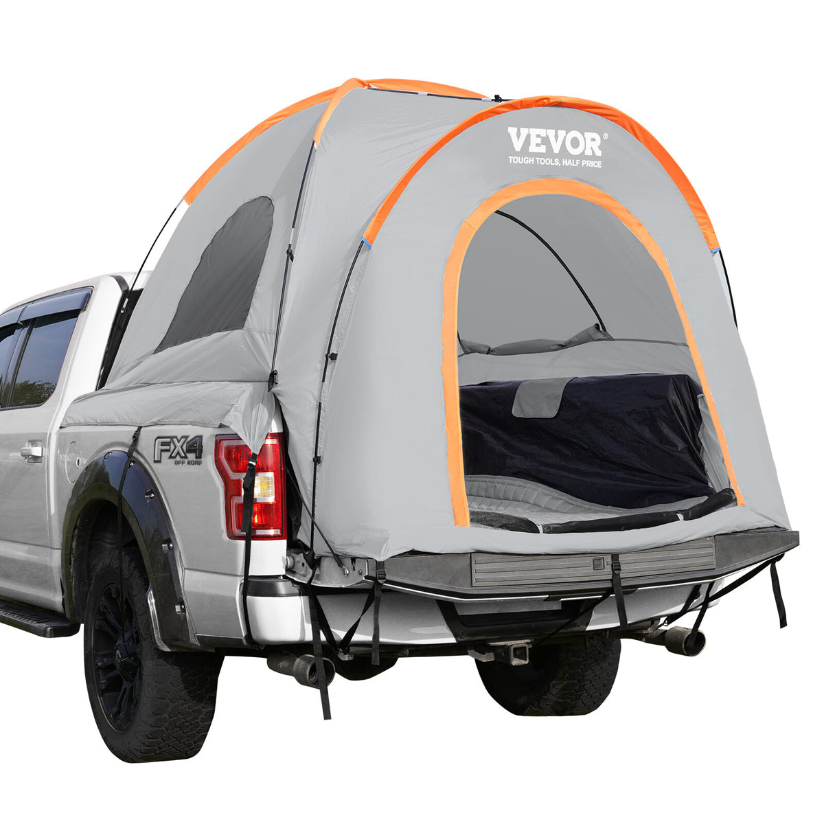 Pickup Truck Bed Tent Waterproof Camping Shelter for 5.5-6ft Vehicles