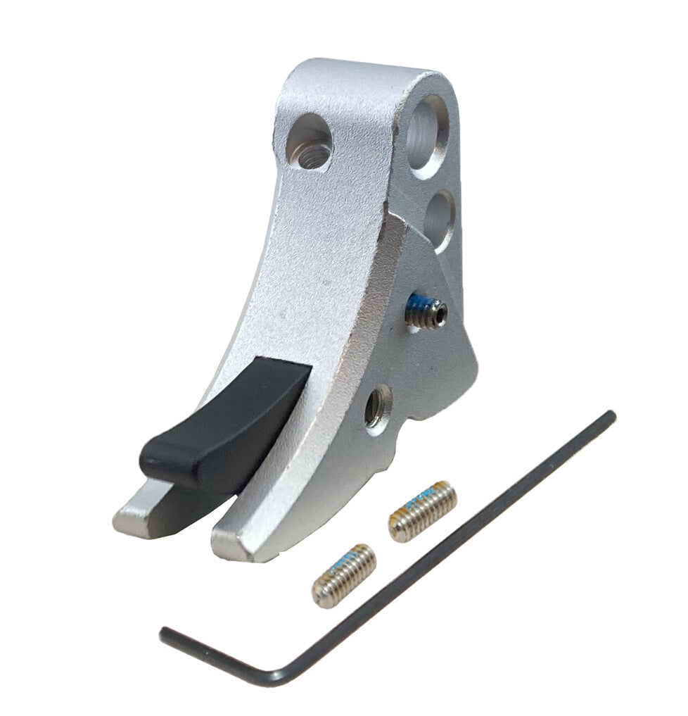 Anodized Aluminum Trigger Shoe with Safety for Gen 1-3 - Multiple Colors