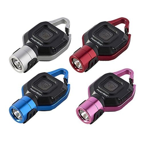 USB Rechargeable Pocket Flashlight Keychain with 325 Lumens, Compact & Weather-Resistant