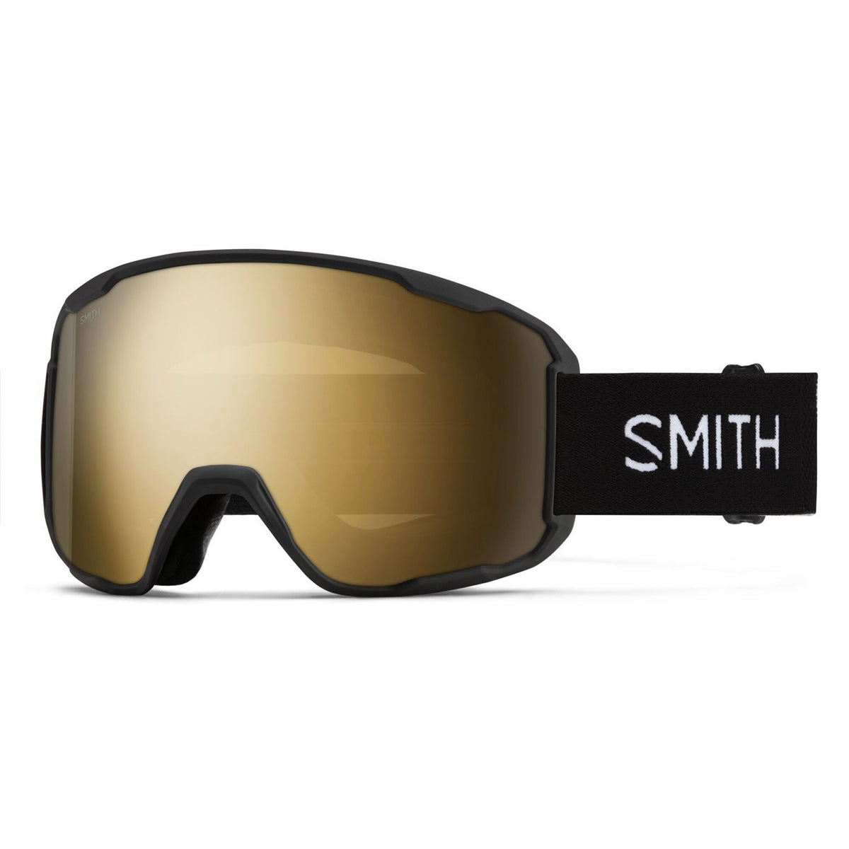 Ski Snow Goggles with ChromaPop Sun Gold Mirror Lens Black - Birdseye Vision