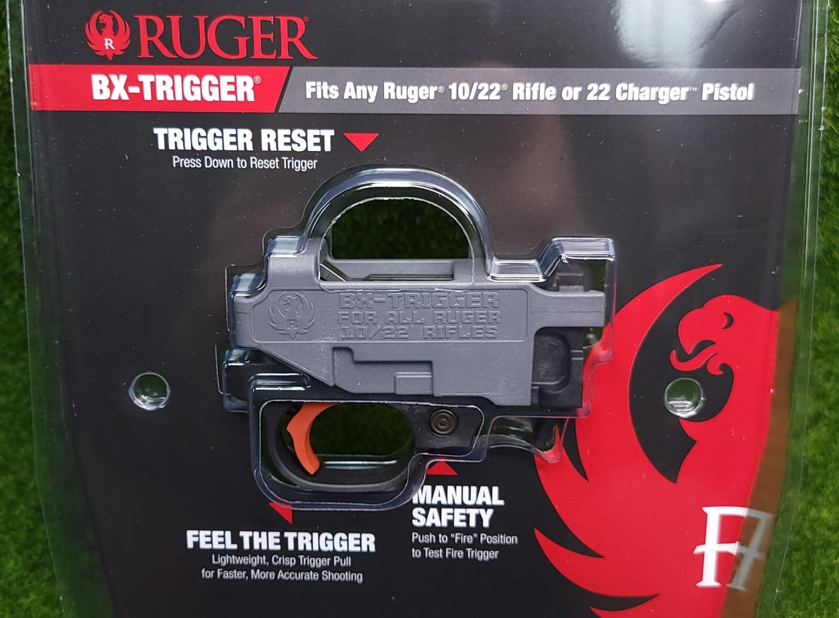 Ruger BX-Trigger Red Drop-In Trigger for 10/22 & Charger Rifles & Pistols