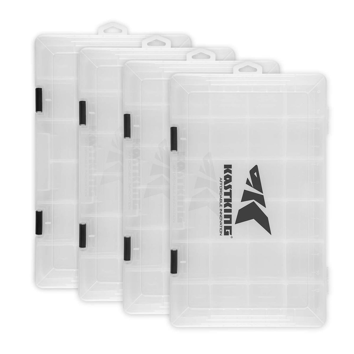 Plastic Tackle Box Set for Fishing Storage - Multiple Sizes & Pack Options