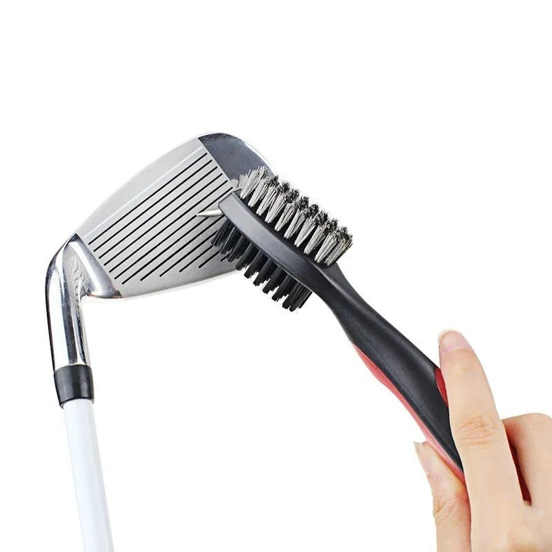 Double Sided Golf Club Cleaning Brush Groove Cleaner Tool for Golf Maintenance