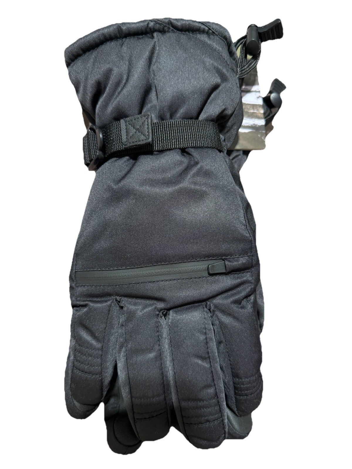 Men's Ski Gloves Touch Screen Compatible Black L/XL - Outdoor Winter Gear
