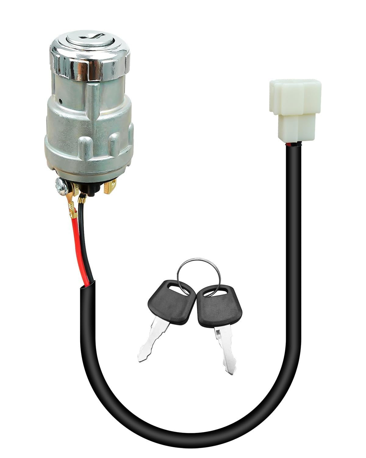 Ignition Starter Switch with Key Fit for Evolution Golf Carts - Durable Reliable Replacement