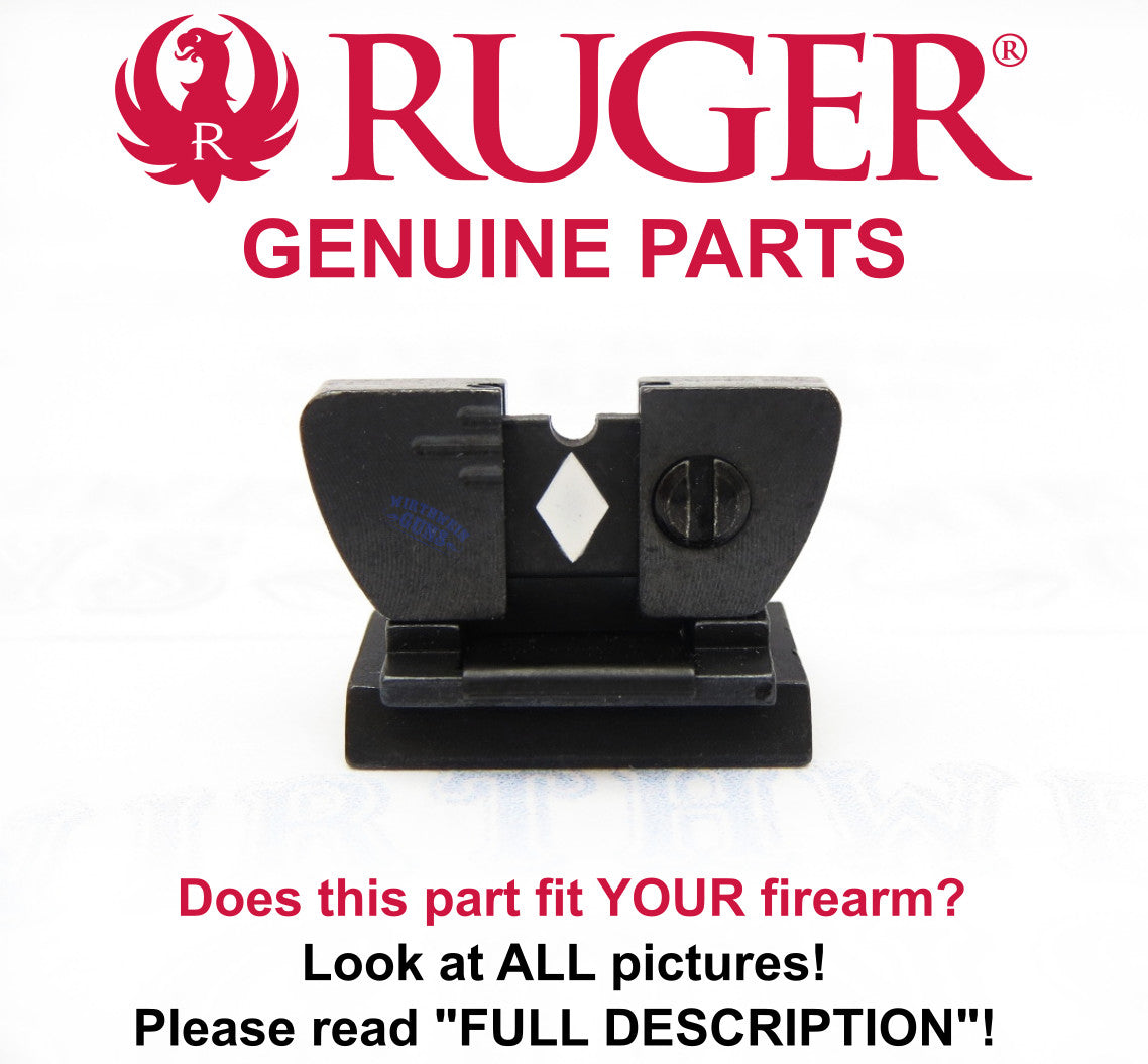 Ruger Adjustable Rear Sight for 10-22 Rifle with Dovetail Mount - Marble's