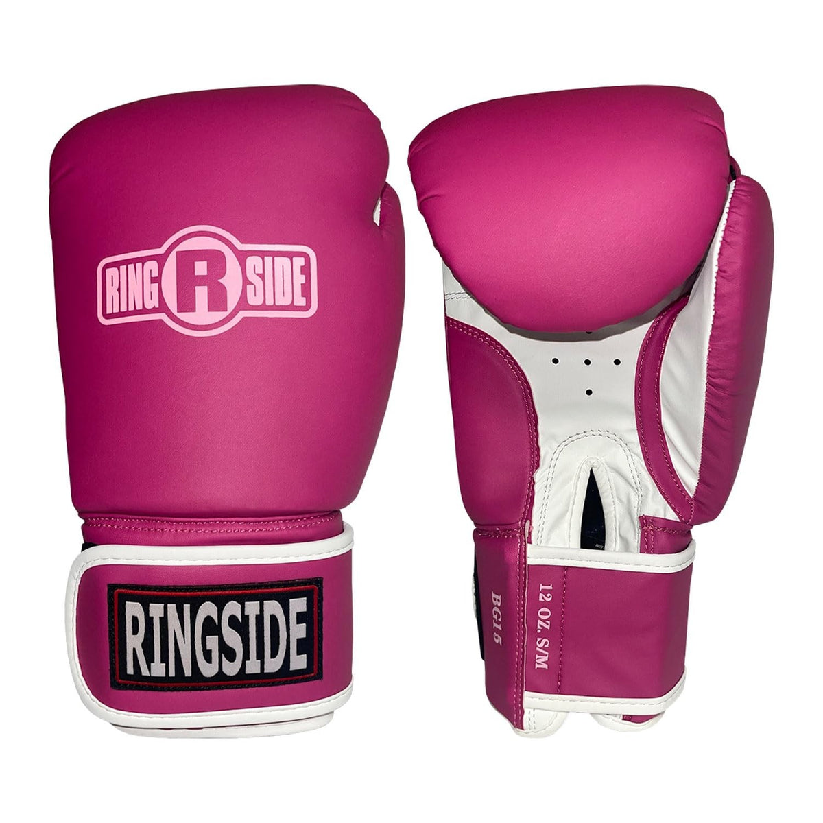 Boxing Training Sparring Gloves Large-X-Large Pink White - Protective Gear