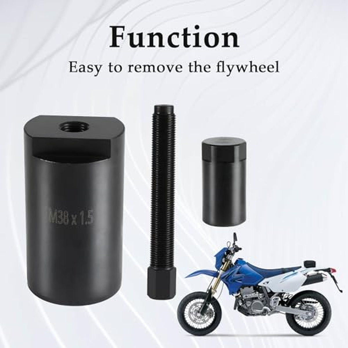 M38×1.5 Right Hand Flywheel Puller Remover for Suzuki and ATV Models