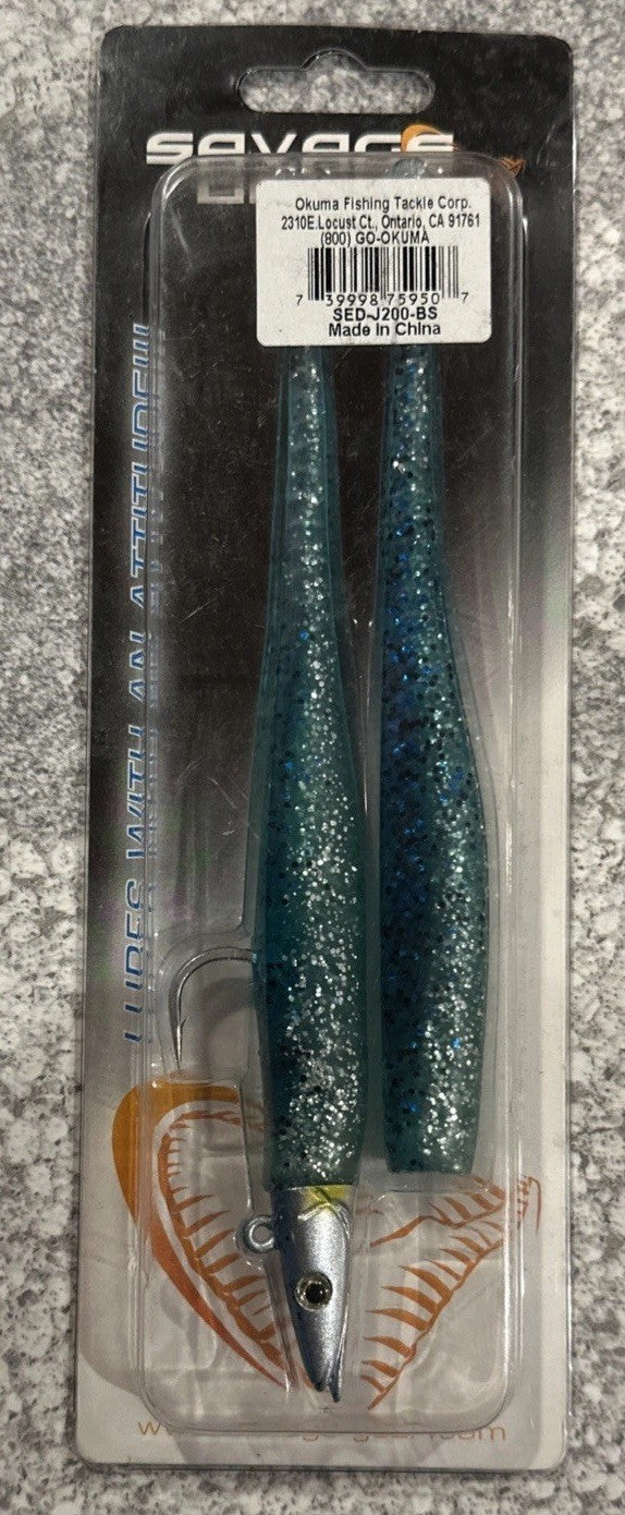 Savage Gear Sandeel Darter 7 Inch Blue Silver Lure