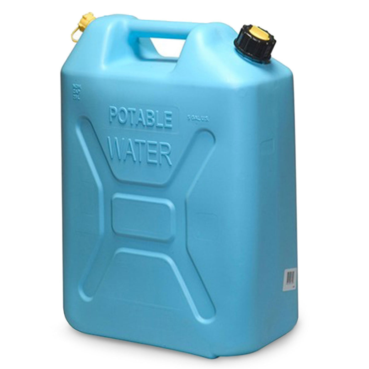 Military Style 5 Gallon Water Can Container with Reversible Spout, 2 Pack