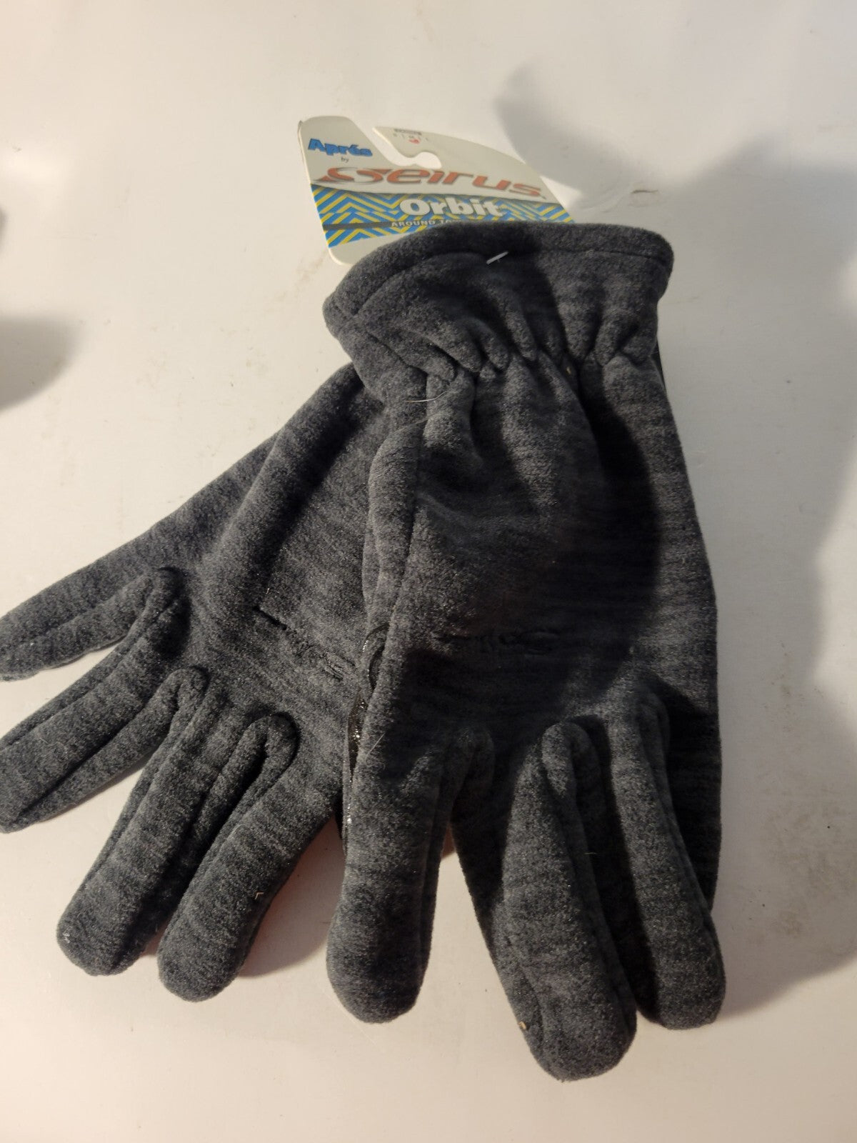 Women's Apres Orbit Micro-Fleece Gloves - Medium Dark Gray NWT