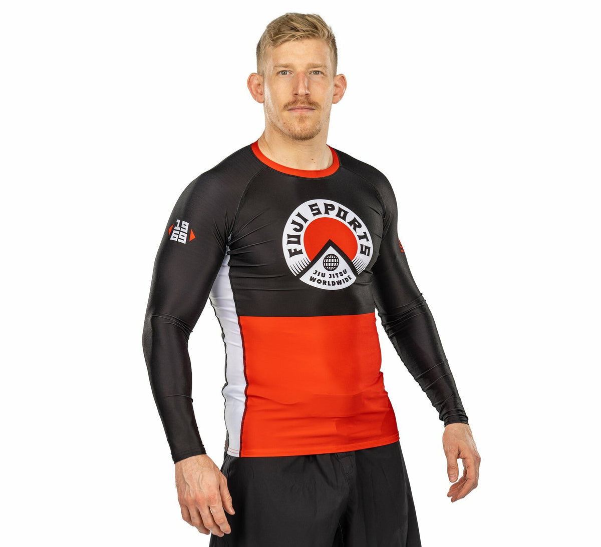 Heritage MMA Long Sleeve Rashguard Black for BJJ & Grappling
