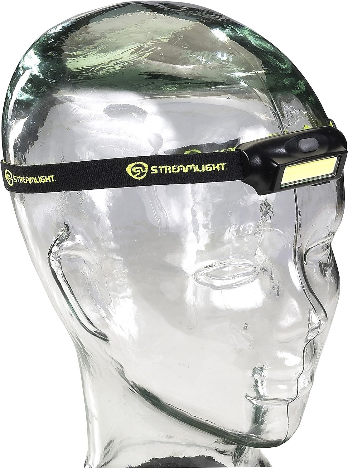 Rechargeable Headlamp with Color Band - USB Powered, Black