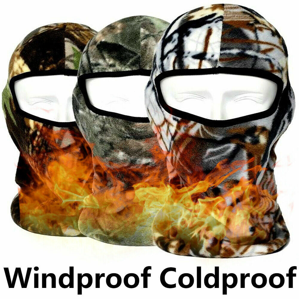 Winter Full Face Balaclava Mask for Ski Cycling Hunting Windproof Fleece
