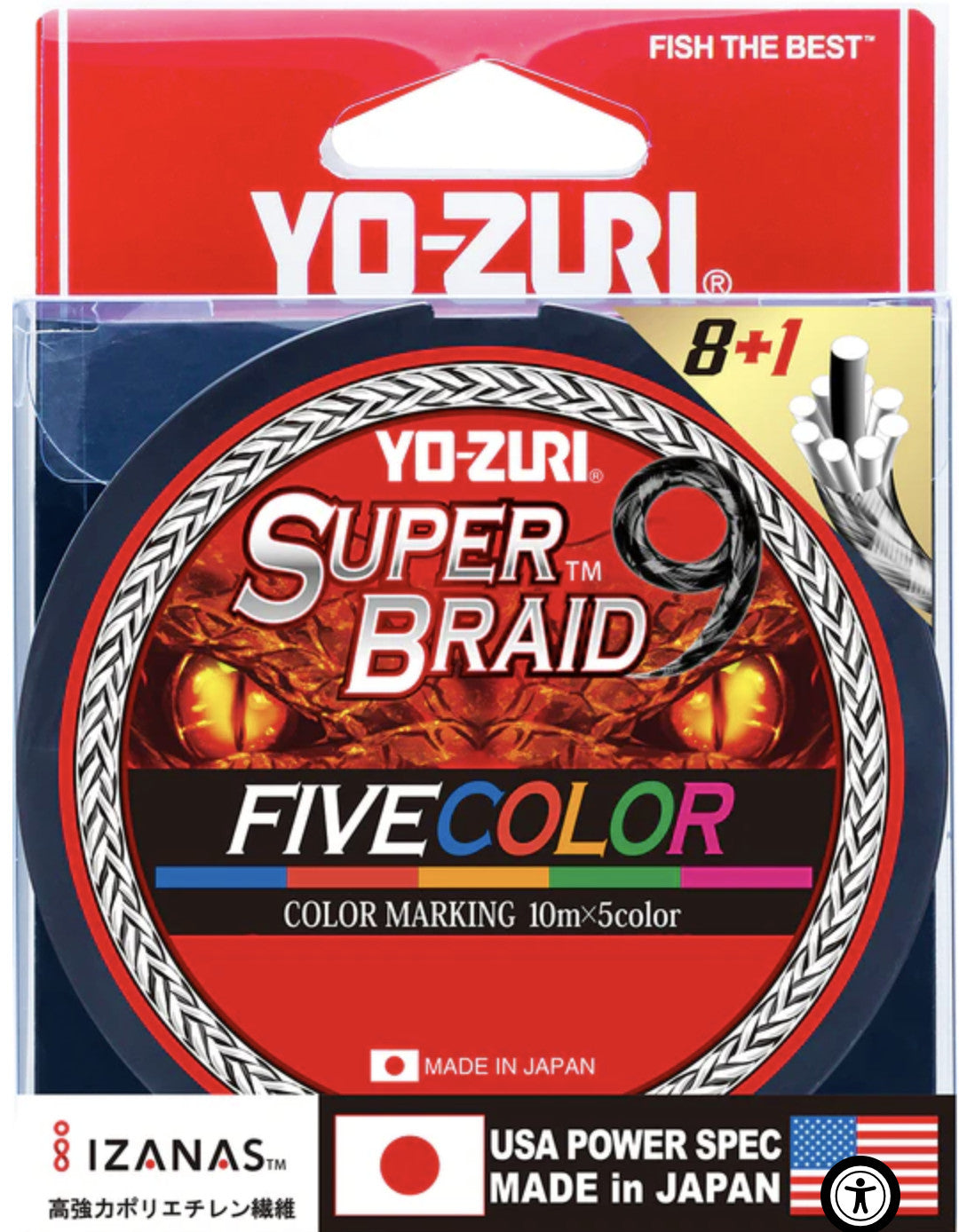 Braided Fishing Line 9-Strand Super Braid for Saltwater and Freshwater
