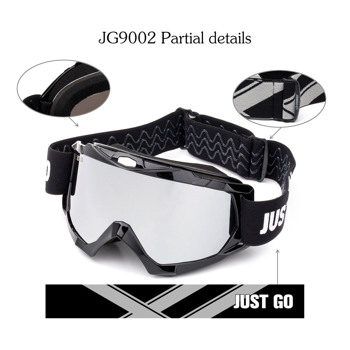Dual-Layer Anti-Fog Ski Goggles with UV Protection for Snowboarding and Skiing