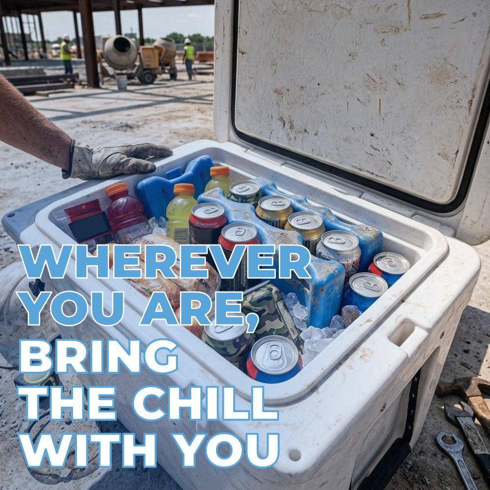 Reusable Ice Block for 12oz Cans - Keeps Drinks Cold, 4 Pack