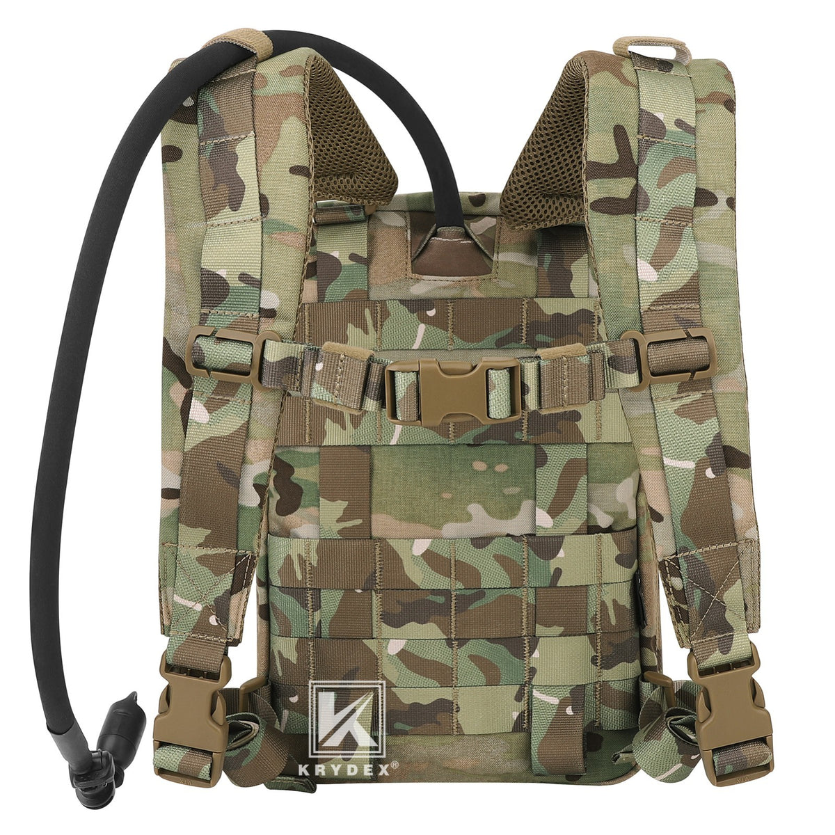 Tactical Hydration Pack with 1.5L Water Bladder MOLLE Backpack