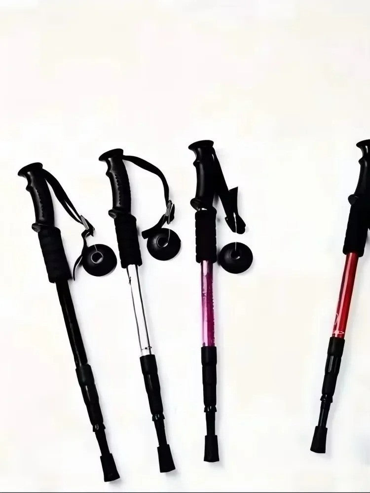 Adjustable Trekking Poles for Hiking and Mountaineering - Anti-Shock Nordic Walking Sticks