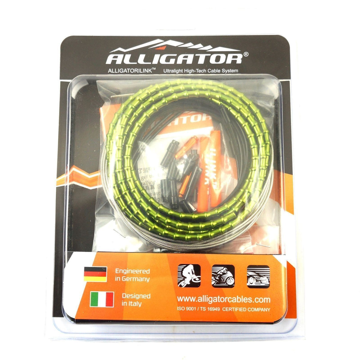 Road Bike Brake Cable Set - Alligator I-Link 5mm, 6 Colors