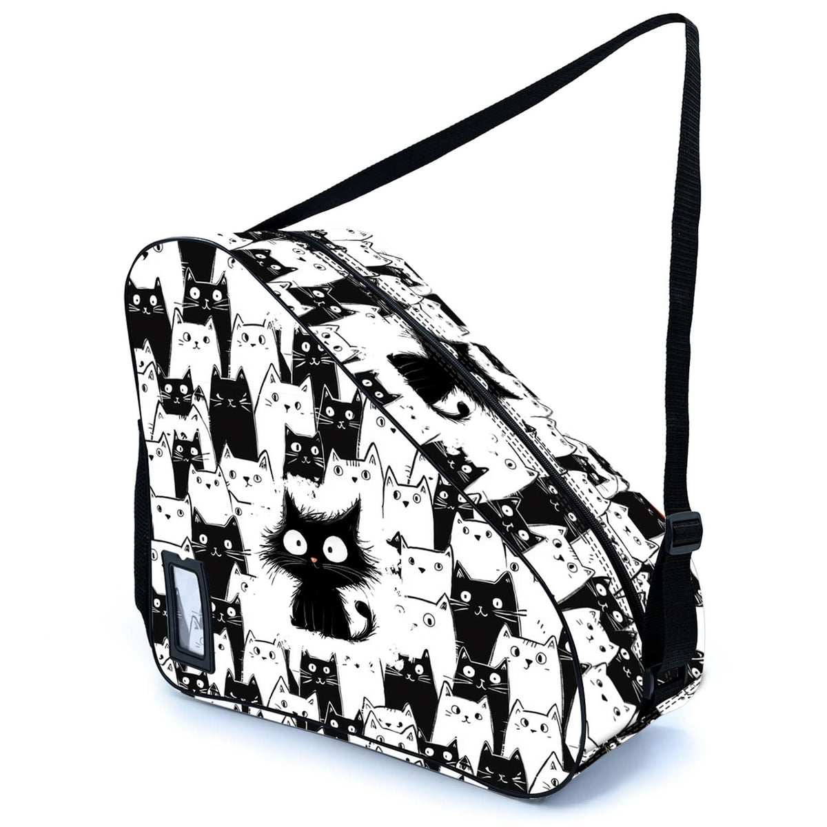 Cat Skate Bag for Inline Skates Waterproof Travel Storage with Adjustable Strap