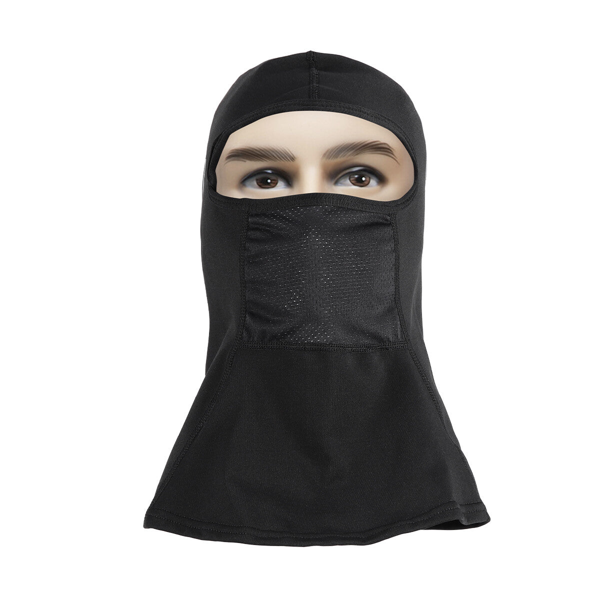Windproof Full Face Ski Mask with Glasses Hole for Winter Sports
